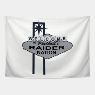 Welcome Raider Nation Tapestry