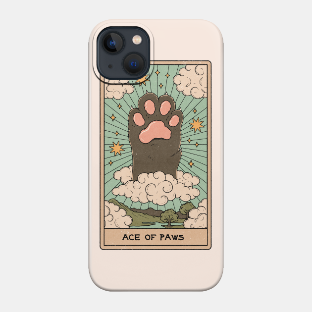 Ace of Paws - Cat - Phone Case