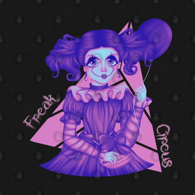 Cute Gothic Lolita Purple Circus by resdesign