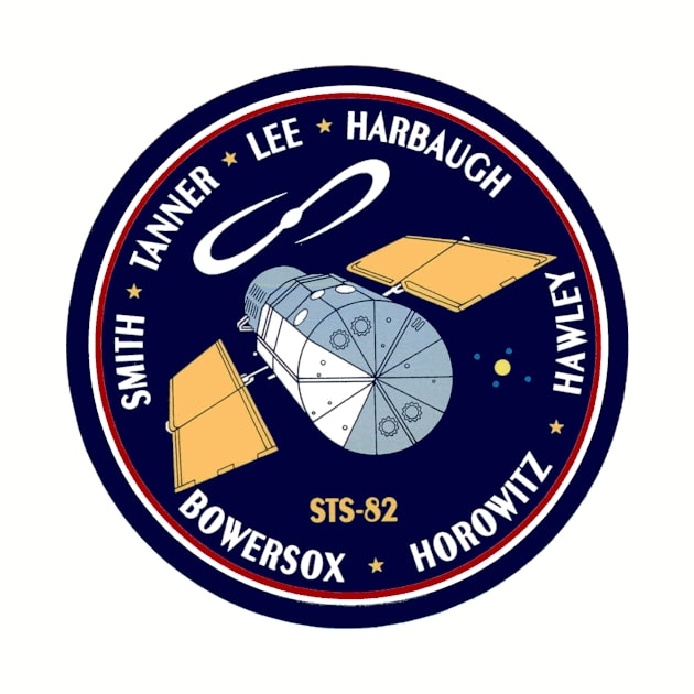 STS-82 Mission Patch by Spacestuffplus