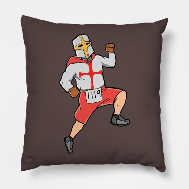 Templar Run Pillow by WeFlaps Comics Merch