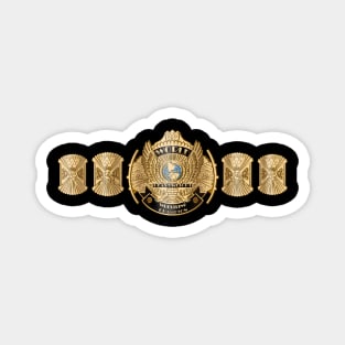 winged eagle world heavyweight championship belt Magnet