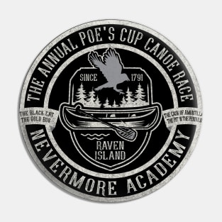 Poe's Cup Canoe Race Nevermore Academy Pin