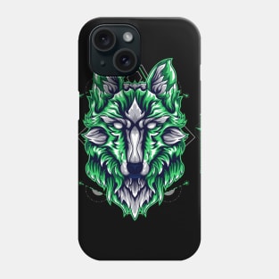 wolf space Phone Case