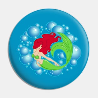 Mermaid Bubbles Pin