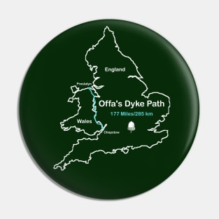 Route Map Design, Offa's Dyke Path Pin