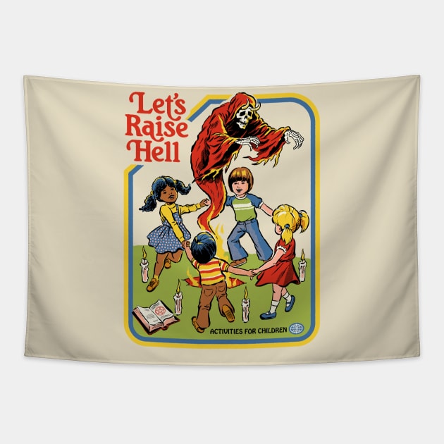 Let's Raise Hell Tapestry by Steven Rhodes