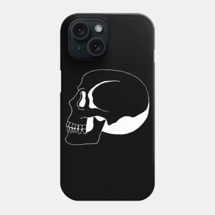 Lateral Skull (WHITE) Phone Case