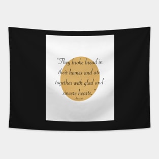 Bible verse Christian quote for thanksgiving Tapestry