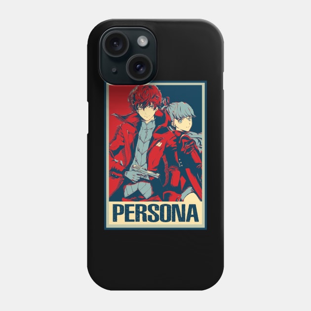 Personas 3's Evokers Exclusive Personas Anime T-Shirts Await You Phone Case by Infinity Painting