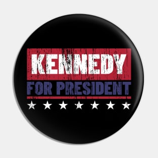 Kennedy For President v5 Vintage Pin