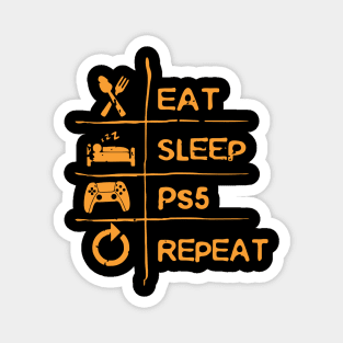 eat sleep gaming 2021 Magnet