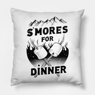 S'MORES FOR DINNER Pillow