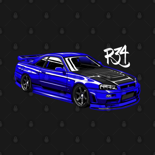 Nissan skyline gtr r34 by JDMAPEX