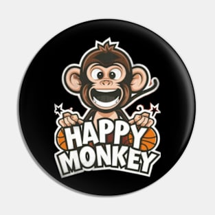 Happy Monkey Pin