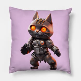 Cyber Cat Pillow