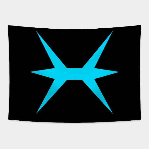 Zodiac Sign: Pisces Tapestry by Sheomagi Designs