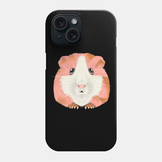 Cute Hamster Furry Potato Funny Guinea Pig Phone Case by eldridgejacqueline