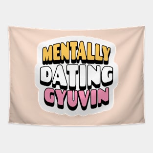 Zero base one zb1 mentally dating gyuvin typography zerose | Morcaworks Tapestry