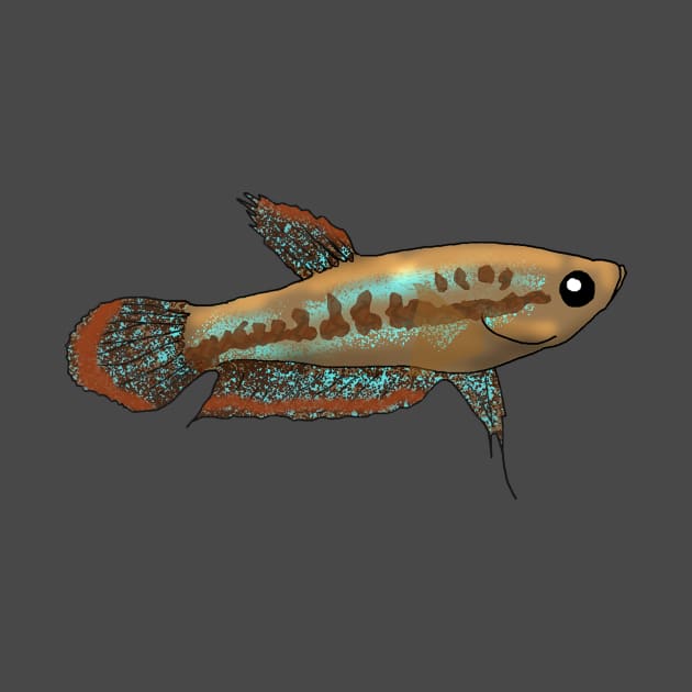 Sparkling Gourami by Moopichino