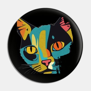 Picasso Cat Pin