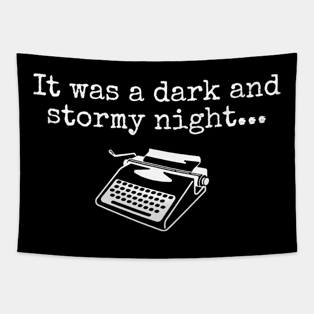 It Was A Dark And Stormy Night Tapestry by aniza