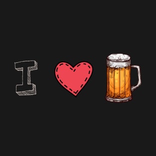 I love beer! T-Shirt