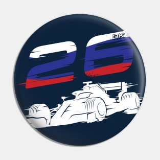 We Race On! 26 [Flag] Pin