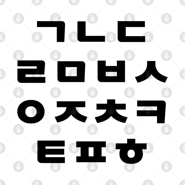 Korean | Hangul Alphabet by tinybiscuits