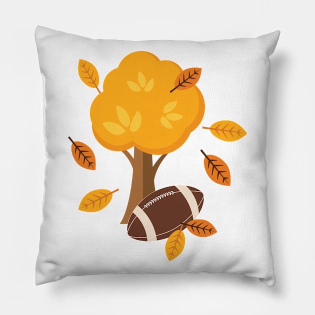 Backyard Football Pillow by SWON Design