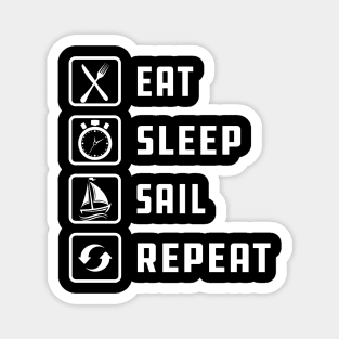 Sailor - Eat Sleep sail Repeat Magnet