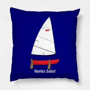 Naples Sabot Sailboat Pillow