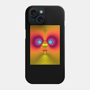 Cute fractal face ten Phone Case