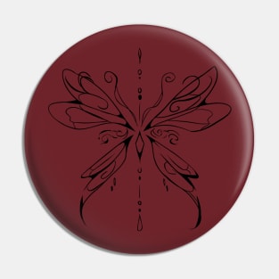 retro butterfly fairy wings design Pin