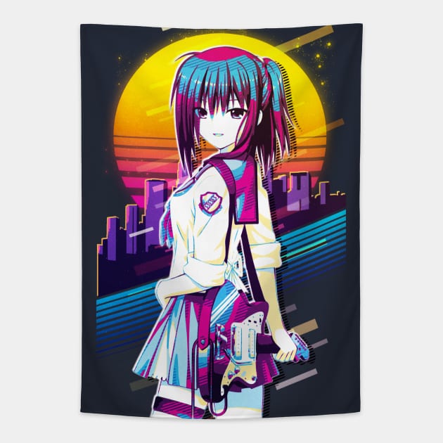 Angel Beats! - Hisako Tapestry by 80sRetro