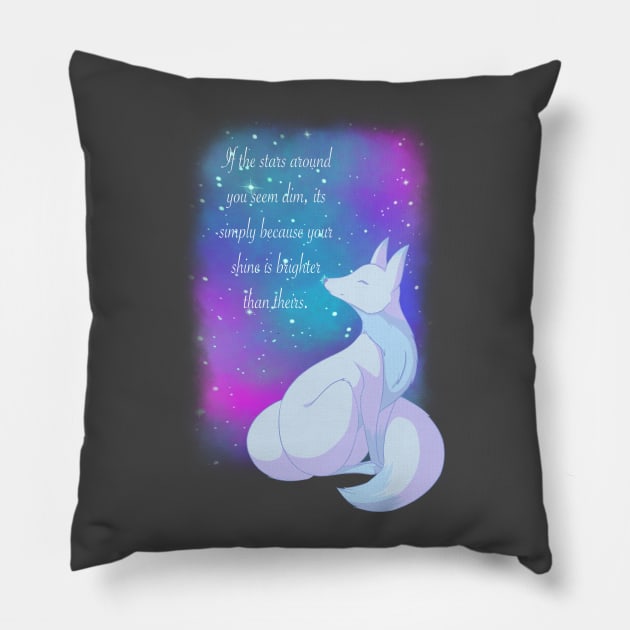 Shine Brighter! Pillow by Aprillynne