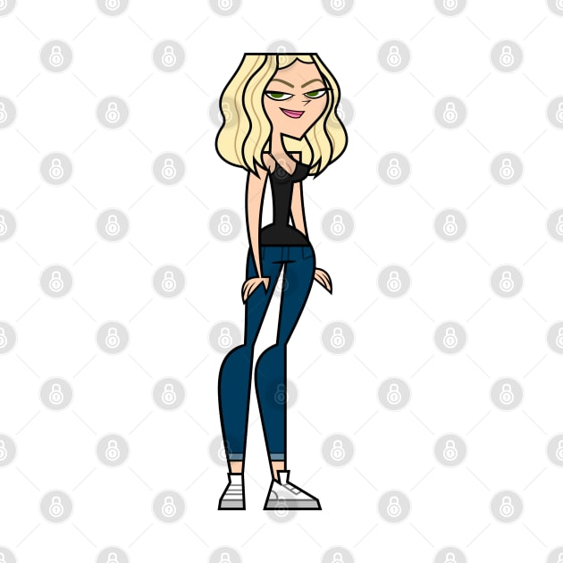 Megan Fahlenbock (Total Drama style) by ArtByTerranceJones