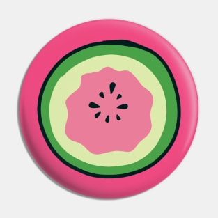 Watermelon Circle Pin