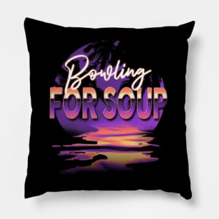 Bowling Great Gift For Name Vintage Styles Color 70s 80s 90s Pillow