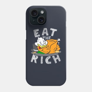 EAT THE RICH DUCK by TaizTeez Phone Case