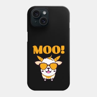 Funny Cow Saying Moo Phone Case