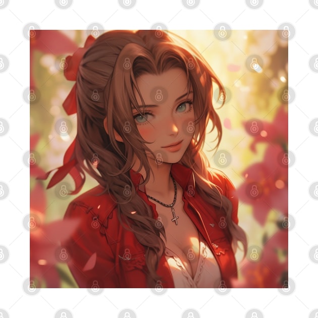 Cute aerith by WabiSabi Wonders