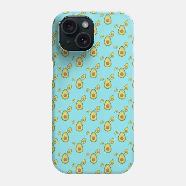 Avocado is My Spirit Fruit Pattern Phone Case by parazitgoodz