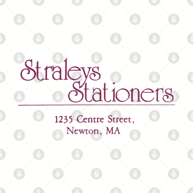 Straleys Stationery tee by GeekGiftGallery