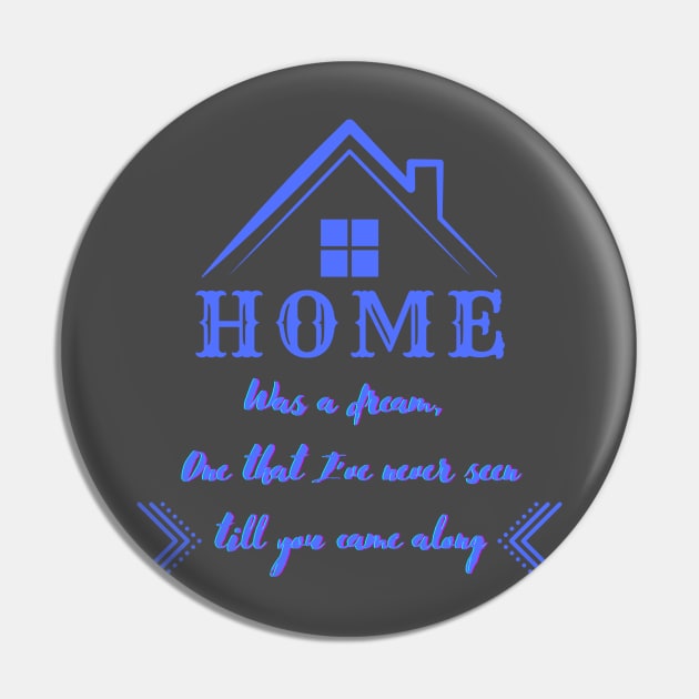 Cover me up lyric Home Pin TeePublic