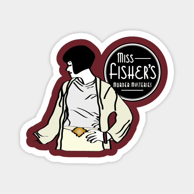 Miss Fisher's Murder Mysteries Magnet by rmcox20