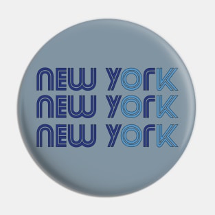 new york city lettering Pin