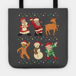 Dancing Christmas Characters // Dabbing Flossing Santa, Mrs Claus, Rudolph & more Tote