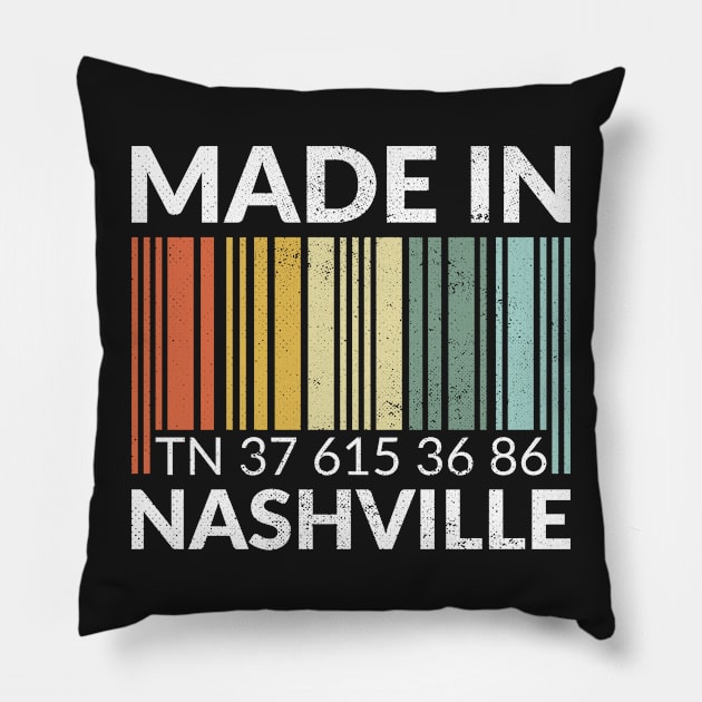 Made in Nashville Pillow by zeno27