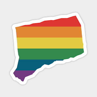 Connecticut State Rainbow Magnet